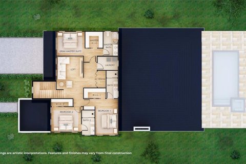 House in Orlando, Florida 5 bedrooms, 356.47 sq.m. № 1623118 - photo 16