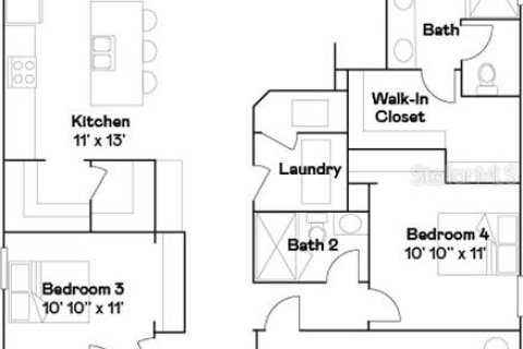 House in CONNERTON

 in Land O' Lakes, Florida 4 bedrooms, 193.61 sq.m. № 1866483 - photo 13