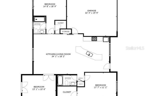 House in New Port Richey, Florida 3 bedrooms, 142.51 sq.m. № 1813354 - photo 26