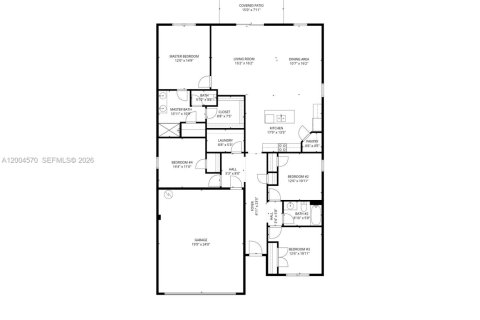 House in Sebring, Florida 4 bedrooms, 154.68 sq.m. № 2068686 - photo 3