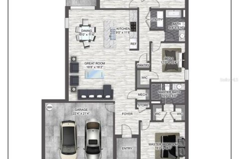Casa en venta en North Port, Florida, 4 dormitorios, 167.22 m2 № 1519997 - foto 2