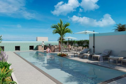 Condo à Delray Beach, Floride, 1 chambre  № 2195022