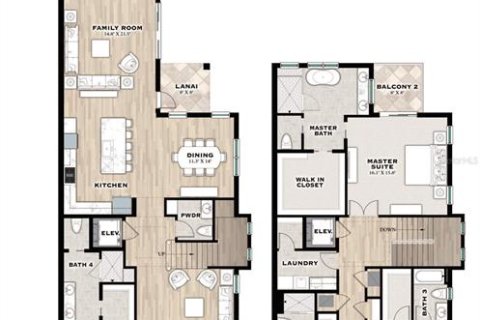 Touwnhouse à vendre à Safety Harbor, Floride: 4 chambres, 303.14 m2 № 229083 - photo 7