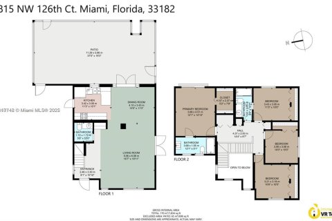 Casa en venta en Miami, Florida, 4 dormitorios, 170.38 m2 № 1972339 - foto 21