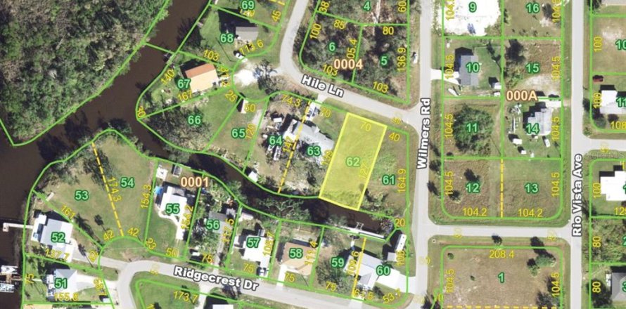 Terrain à Punta Gorda, Floride № 2164785