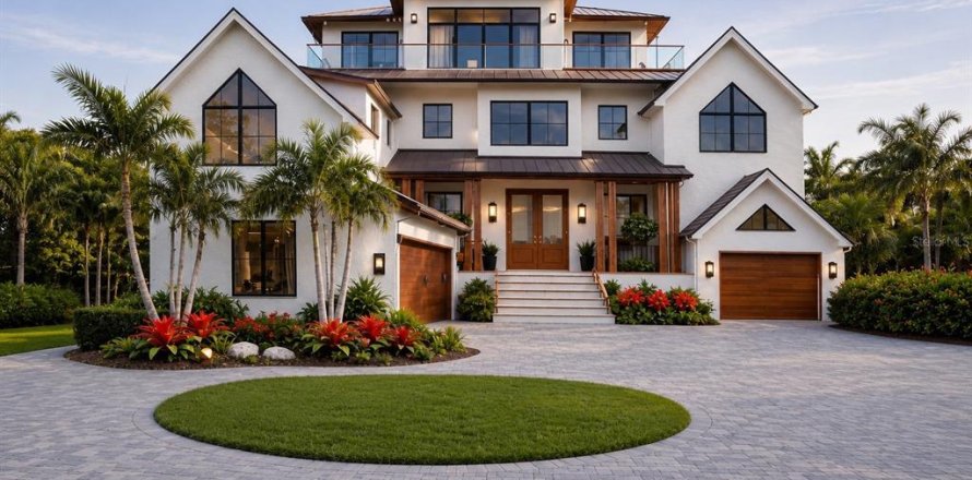 House in Sarasota, Florida 4 bedrooms, 371.61 sq.m. № 2097232