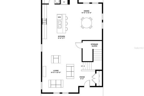 Купить виллу или дом в Тампа, Флорида 6 комнат, 205.69м2, № 1881211 - фото 4