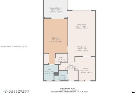 Купить кондоминиум в Майами, Флорида 1 спальня, 81.75м2, № 2048488 - фото 29