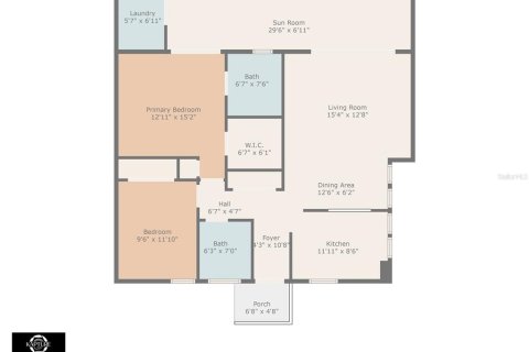 Condo in Saint Petersburg, Florida, 2 bedrooms  № 1915387 - photo 3