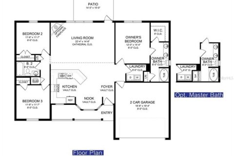 Villa ou maison à vendre à Okeechobee, Floride: 3 chambres, 143.07 m2 № 2108381 - photo 2