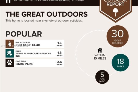 Снять в аренду кондоминиум в Дания-Бич, Флорида 2 спальни, 110.55м2, № 2042940 - фото 26