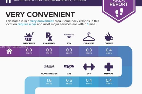Снять в аренду кондоминиум в Дания-Бич, Флорида 2 спальни, 110.55м2, № 2042940 - фото 24