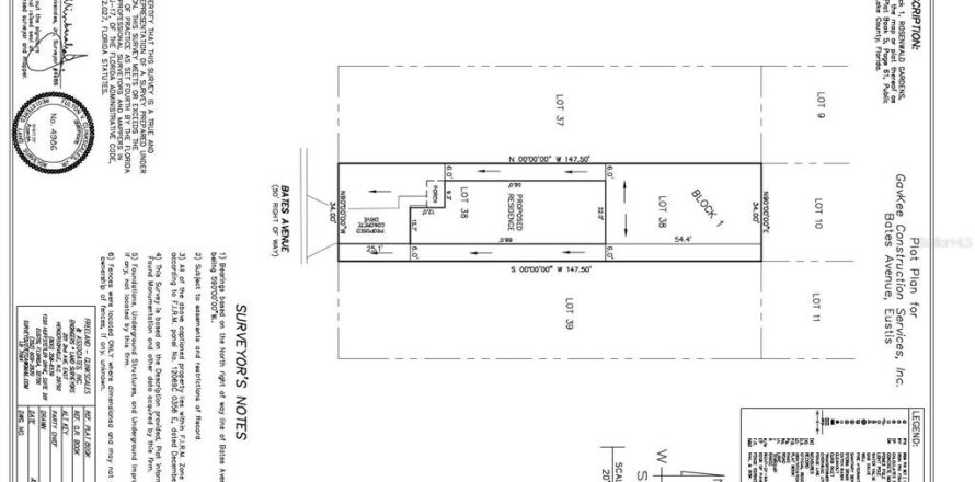 Terrain à Eustis, Floride № 2259515