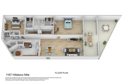 Condo in Hillsboro Beach, Florida, 2 bedrooms  № 1142400 - photo 1