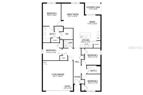 House in Ocala, Florida 4 bedrooms, 169.83 sq.m. № 1913774 - photo 3