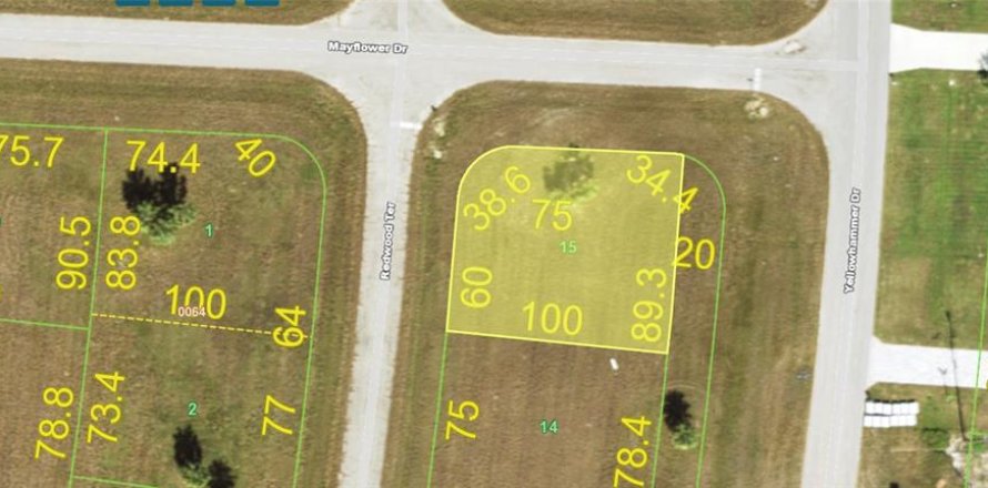 Terreno en Placida, Florida № 2165779