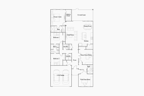 House floor plan «209SQM», 3 bedrooms in AMELIA WALK