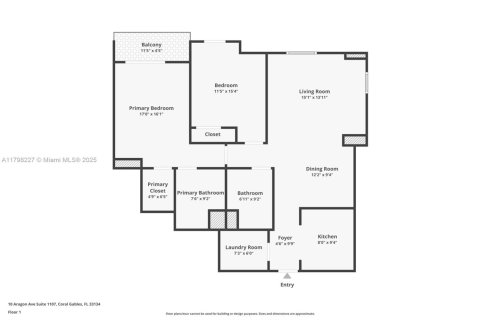 Condo in Coral Gables, Florida, 2 bedrooms  № 1862105 - photo 5