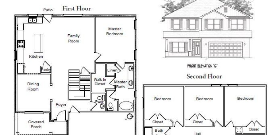 House in Crestview, Florida 5 bedrooms, 244.15 sq.m. № 561586