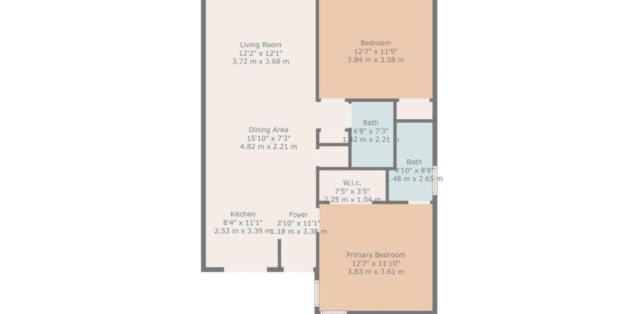 Condominio en Boca Raton, Florida, 2 dormitorios № 1179676
