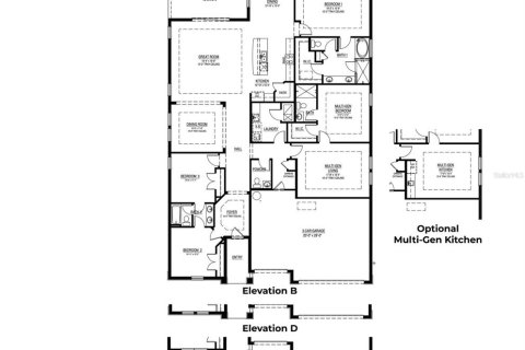 House in Brooksville, Florida 4 bedrooms, 263.47 sq.m. № 2104539 - photo 15