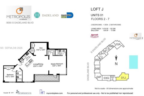 Купить кондоминиум в Майами, Флорида 5 комнат, 131.83м2, № 1996904 - фото 10