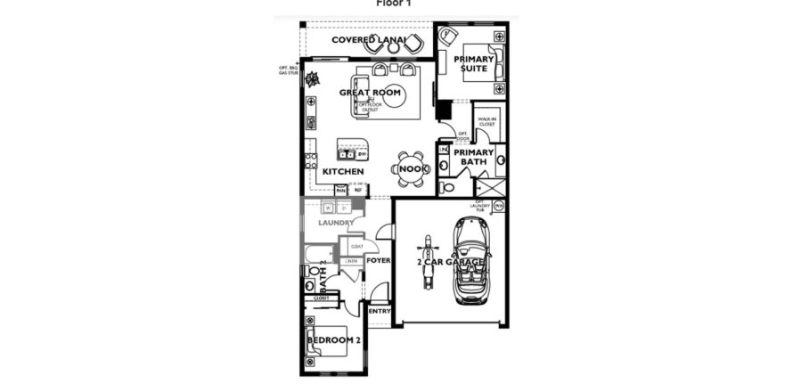 Duplex in OCALA PRESERVE in Ocala, Florida 2 bedrooms, 123 sq.m. № 102653