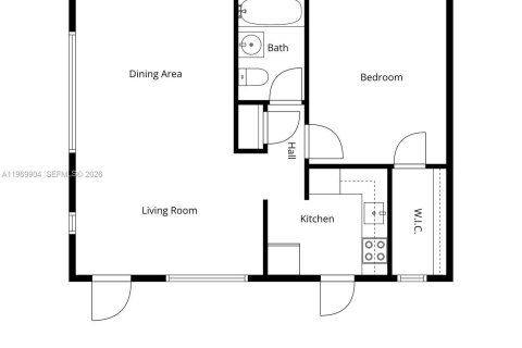 Снять в аренду квартиру в Майами, Флорида 1 спальня, 75.25м2, № 2030657 - фото 15