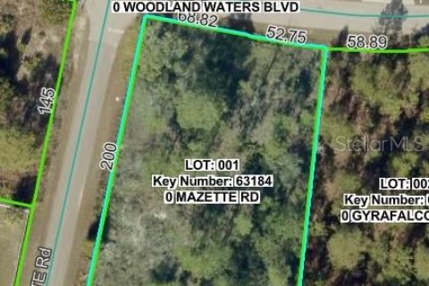 Terreno en Weeki Wachee, Florida № 2212686
