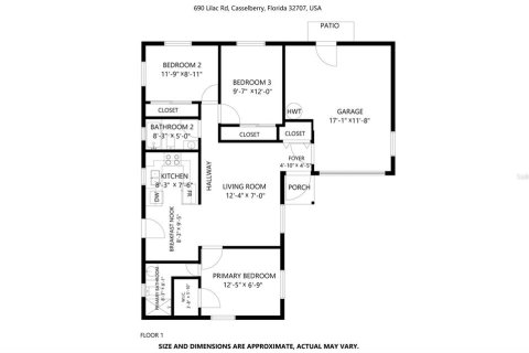 Villa ou maison à louer à Casselberry, Floride: 3 chambres, 96.99 m2 № 2418959 - photo 18
