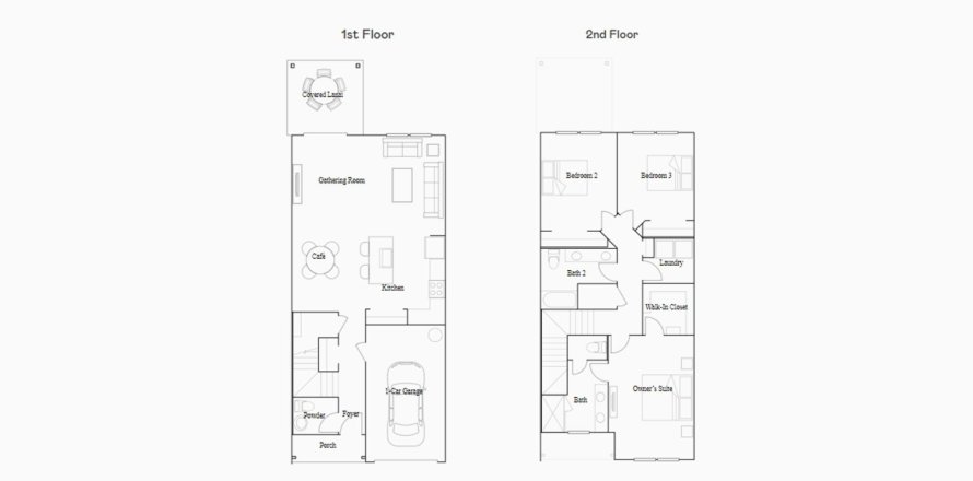 Townhouse in BEACHWALK in St. Johns, Florida 3 bedrooms, 163 sq.m. № 34468