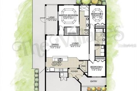 Villa ou maison à louer à The Villages, Floride: 3 chambres, 151.99 m2 № 2404715 - photo 3