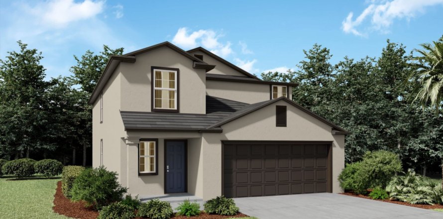 House in Saddle Creek Preserve - The Manors I in Lakeland, Florida 5 rooms, 222 sq.m. № 344013