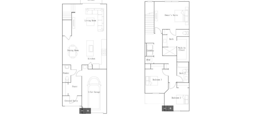 Таунхаус в Heathwood Reserve - Townhomes в Лейк-Уорт, Флорида 3 комнаты, 152м2 № 643015
