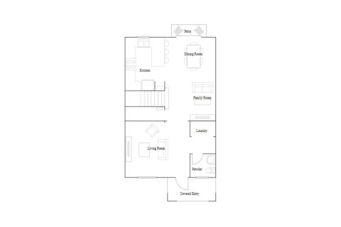Townhouse floor plan «138SQM MONTE CARLO», 3 bedrooms in SIENA RESERVE