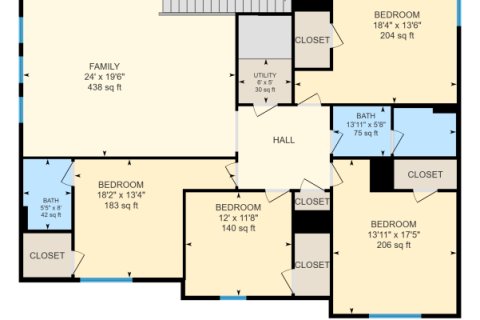 House in Bradenton, Florida 5 bedrooms, 347.92 sq.m. № 1827769 - photo 4