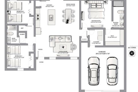 Villa ou maison à vendre à Ocala, Floride: 3 chambres, 140.65 m2 № 1907004 - photo 2