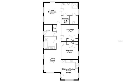 House in Saint Petersburg, Florida 3 bedrooms, 114.46 sq.m. № 1876975 - photo 14