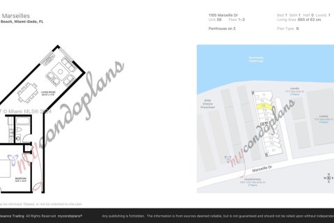 Condo in Miami Beach, Florida, 1 bedroom  № 1939651 - photo 4