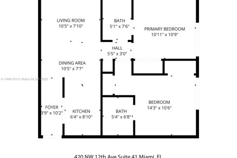 Купить кондоминиум в Майами, Флорида 2 спальни, 84.26м2, № 1945899 - фото 23