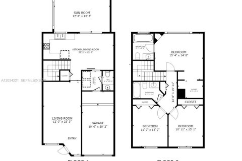 Touwnhouse à vendre à Sunrise, Floride: 3 chambres, 141.12 m2 № 2077567 - photo 3