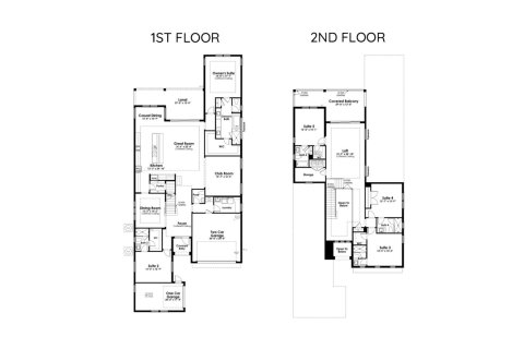 Townhouse floor plan «407SQM VASARI», 5 bedrooms in ARTISTRY PALM BEACH