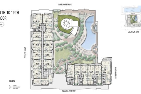 Condominio en alquiler en Lake Park, Florida, 2 dormitorios, 142.42 m2 № 2078192 - foto 14