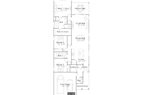 House floor plan «House», 4 bedrooms in Hardwick Farms