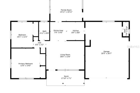 House in Beverly Hills, Florida 2 bedrooms, 101.08 sq.m. № 1911698 - photo 23