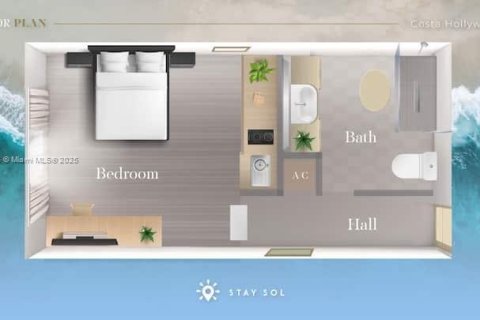 Condominio en venta en Hollywood, Florida, 1 dormitorio, 34 m2 № 1935247 - foto 8