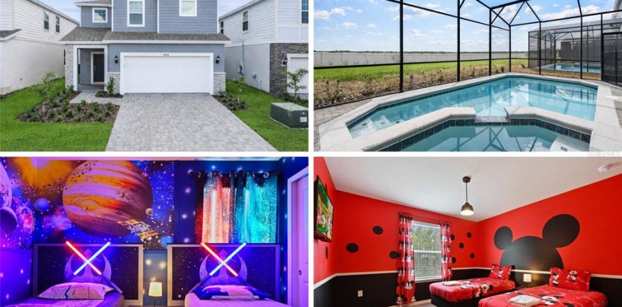 House in Davenport, Florida 6 bedrooms, 289.2 sq.m. № 2130374