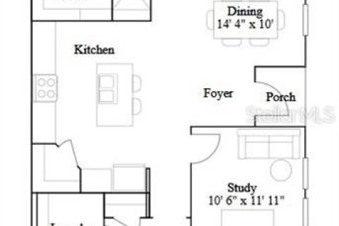 Villa ou maison à louer à Kissimmee, Floride: 2 chambres, 145.11 m2 № 2105395 - photo 3