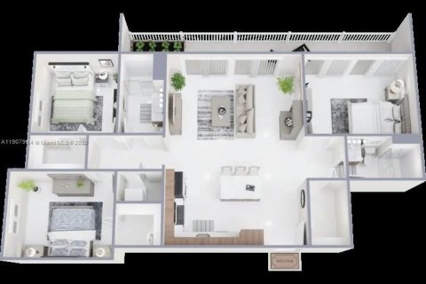 Apartamento en alquiler en Homestead, Florida, 3 dormitorios, 121.42 m2 № 2054330 - foto 25