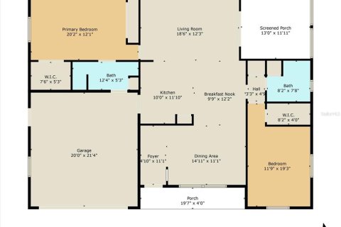 House in Homosassa, Florida 2 bedrooms, 139.17 sq.m. № 1761147 - photo 4
